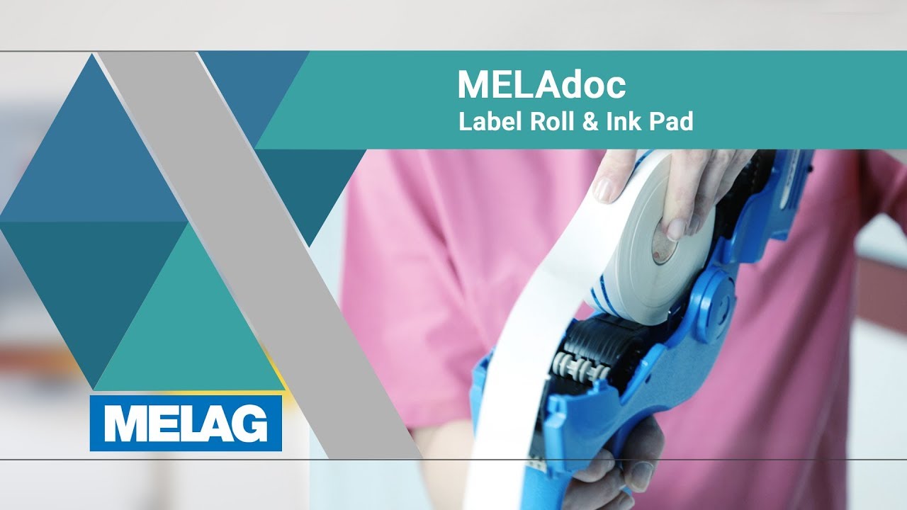 Label Printer MELAdoc: Replacing Label Roll and Ink Pad | Tutorial MELAG
