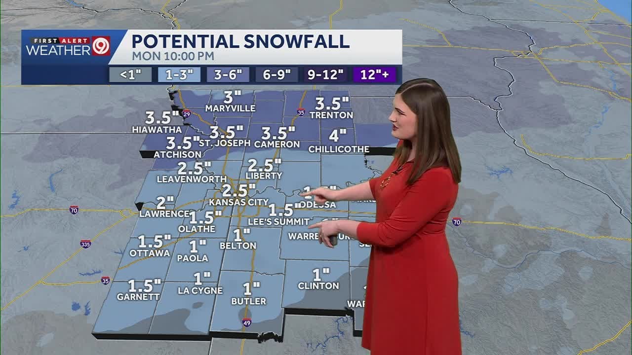 Cold & dry today, but snow moves in tomorrow