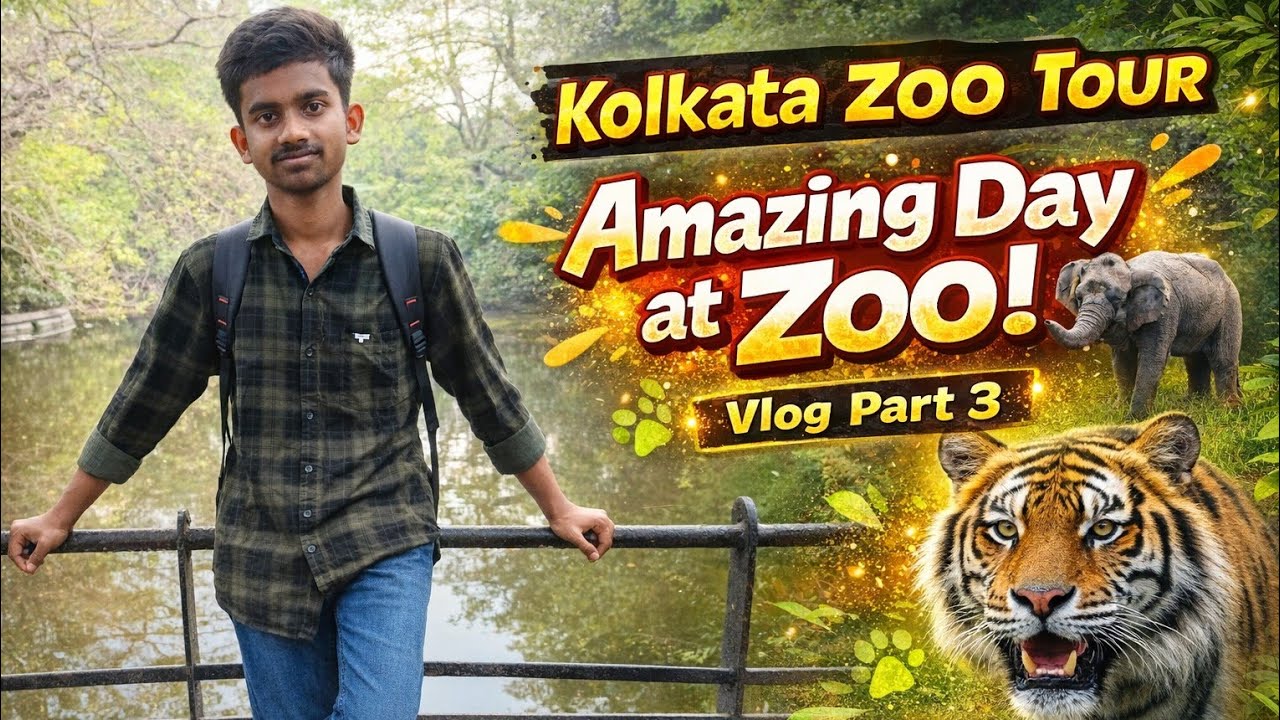 👉 Kolkata Zoo Tour | Amazing Day at Zoo | Vlog Part 3