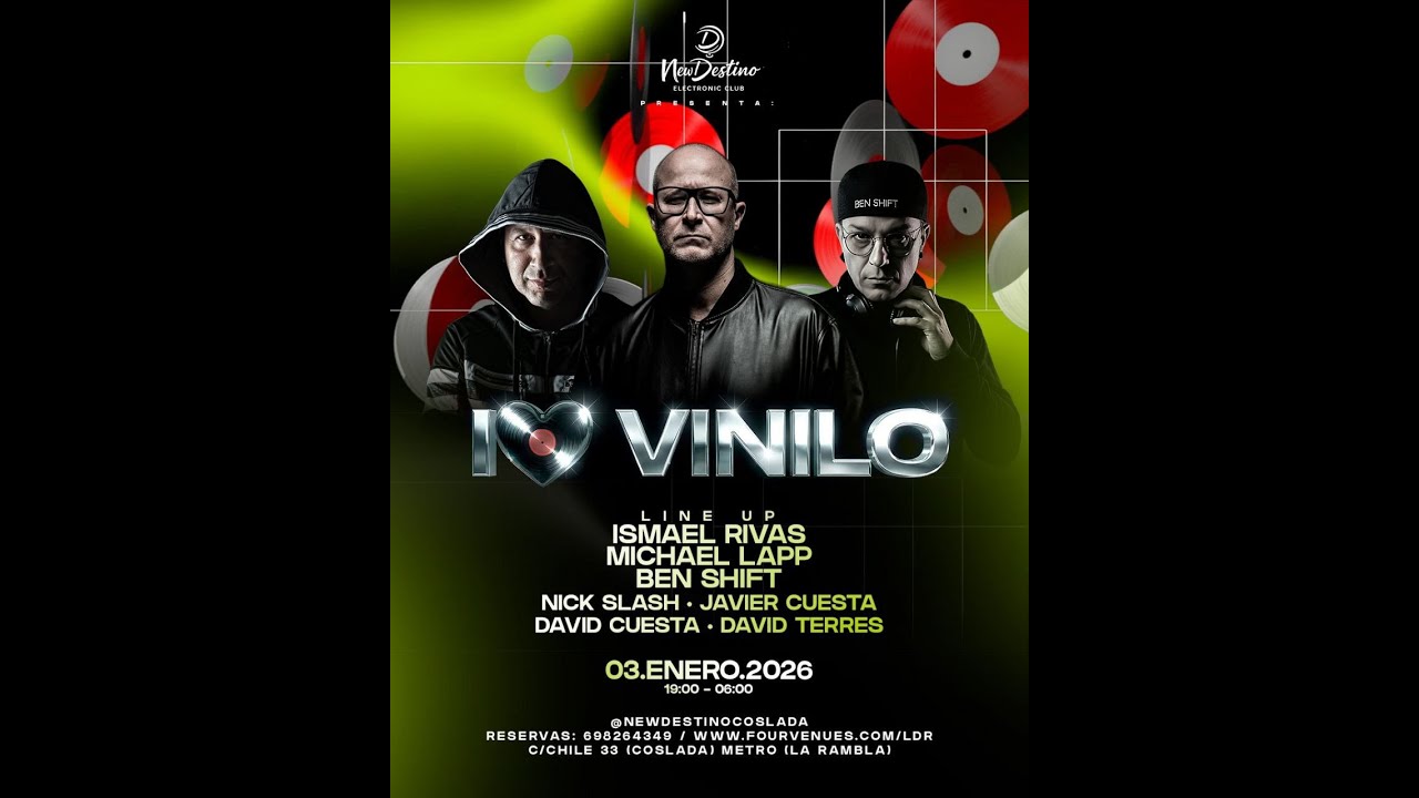 I LOVE VINILO NEW DESTINO  SESION ISMAEL RIVAS 03/01/26