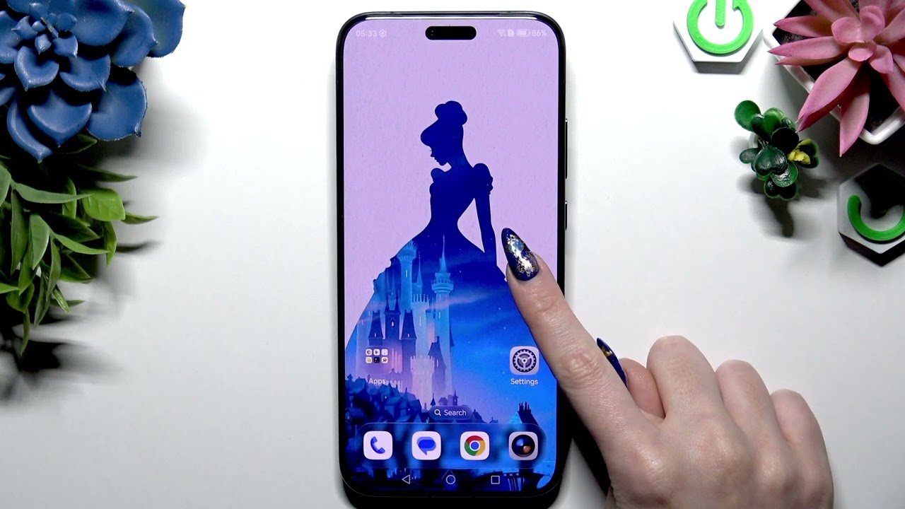 HONOR Magic8 Pro - Удаление поисковой строки Google с главного экрана
