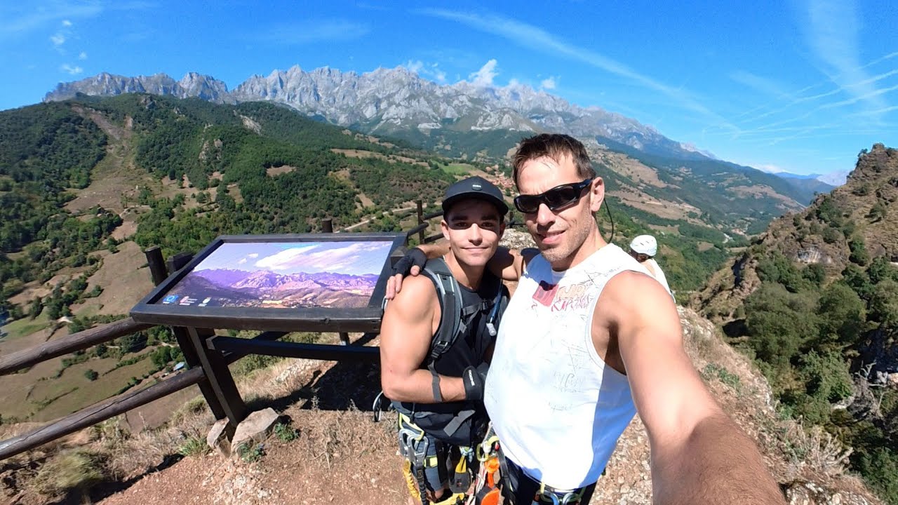 Ferrata Camaleño.  Tramo K5