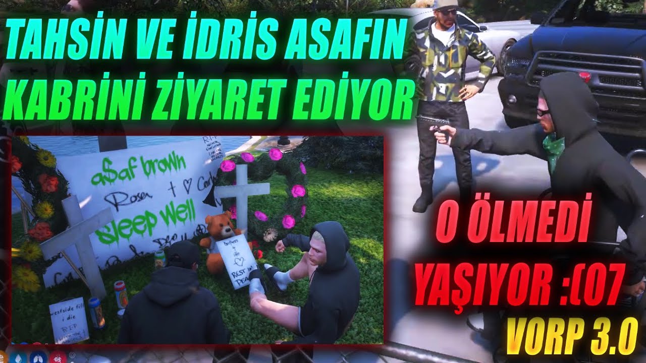 VORP 3.0 - TAHSİN, İDRİS, HALİS VE ABDÜL ASAF'IN KABRİNİ ZİYARET EDİYOR | CARL4