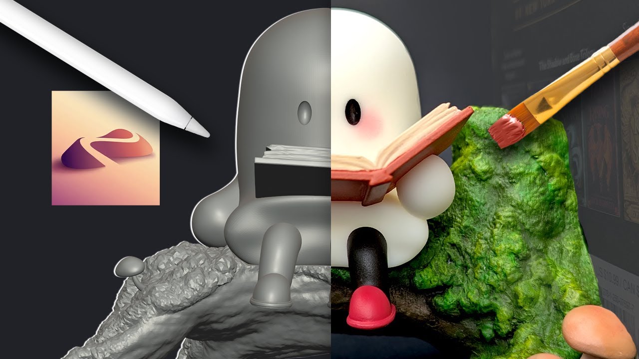 Я сделал *жуткие* стопперы для книг! (3D-моделирование и 3D-печать)
