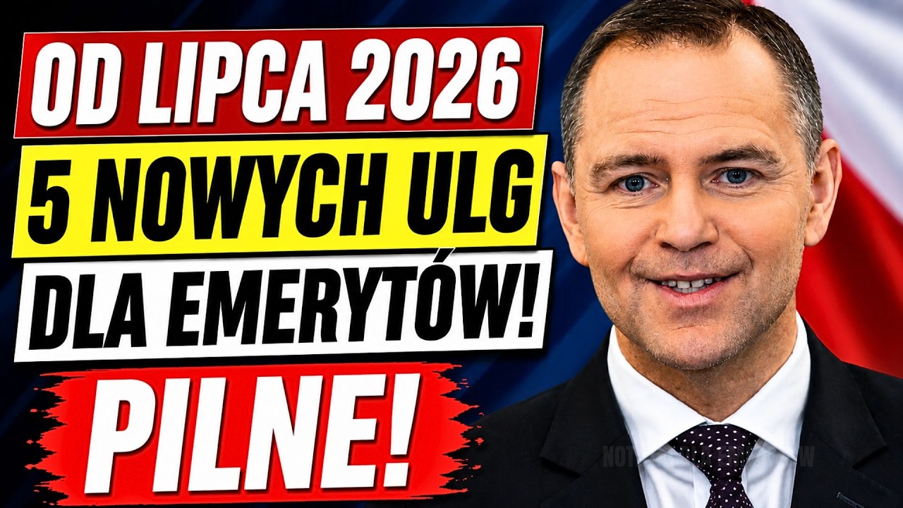 Emeryci, przestańcie za TO płacić od LIPCA 2026! 5 ulg dla senior&oacute;w