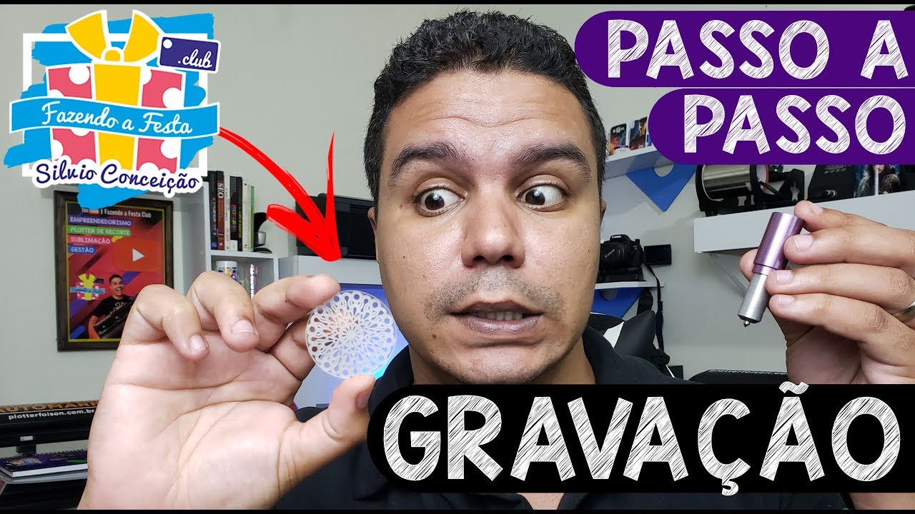 Passo a Passo: Como GRAVAR em METAL e ACRÍLICO no Plotter de Recorte E24L