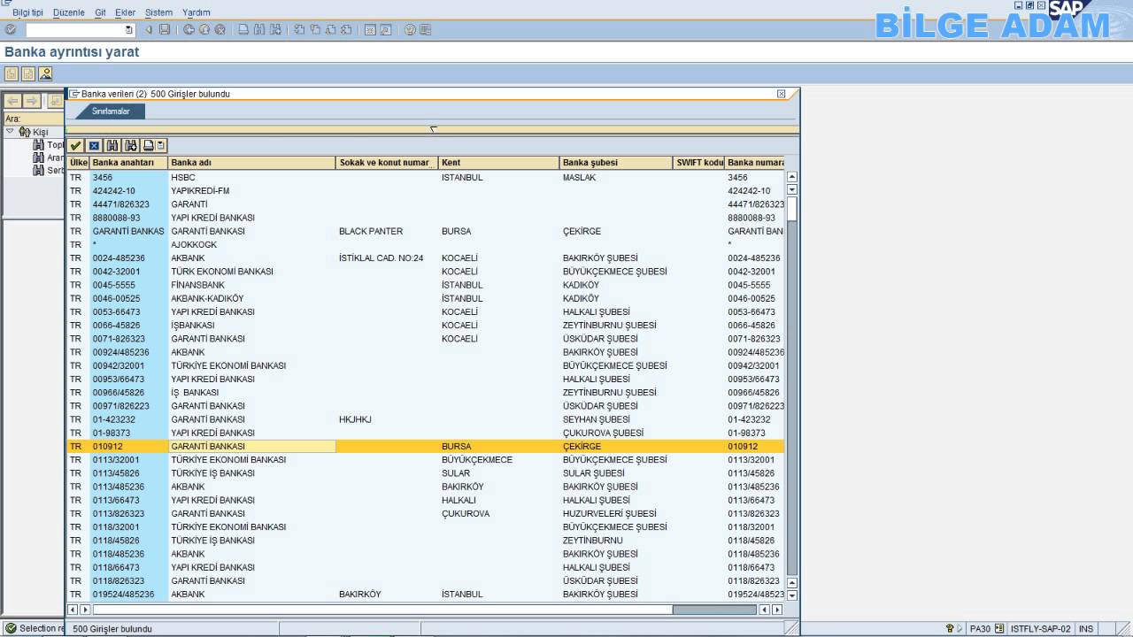 3  SAP HR  PERSONEL TANIMLAMA İŞLEMLERİ 2