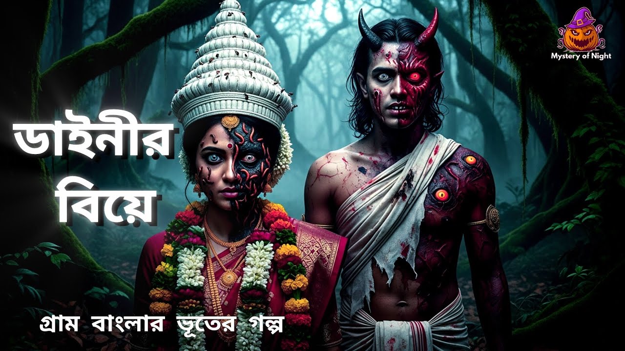 ডাইনীর বিয়ে - গ্রাম বাংলার হার কাঁপানো ভূতের গল্প | Bengali Horror Story 