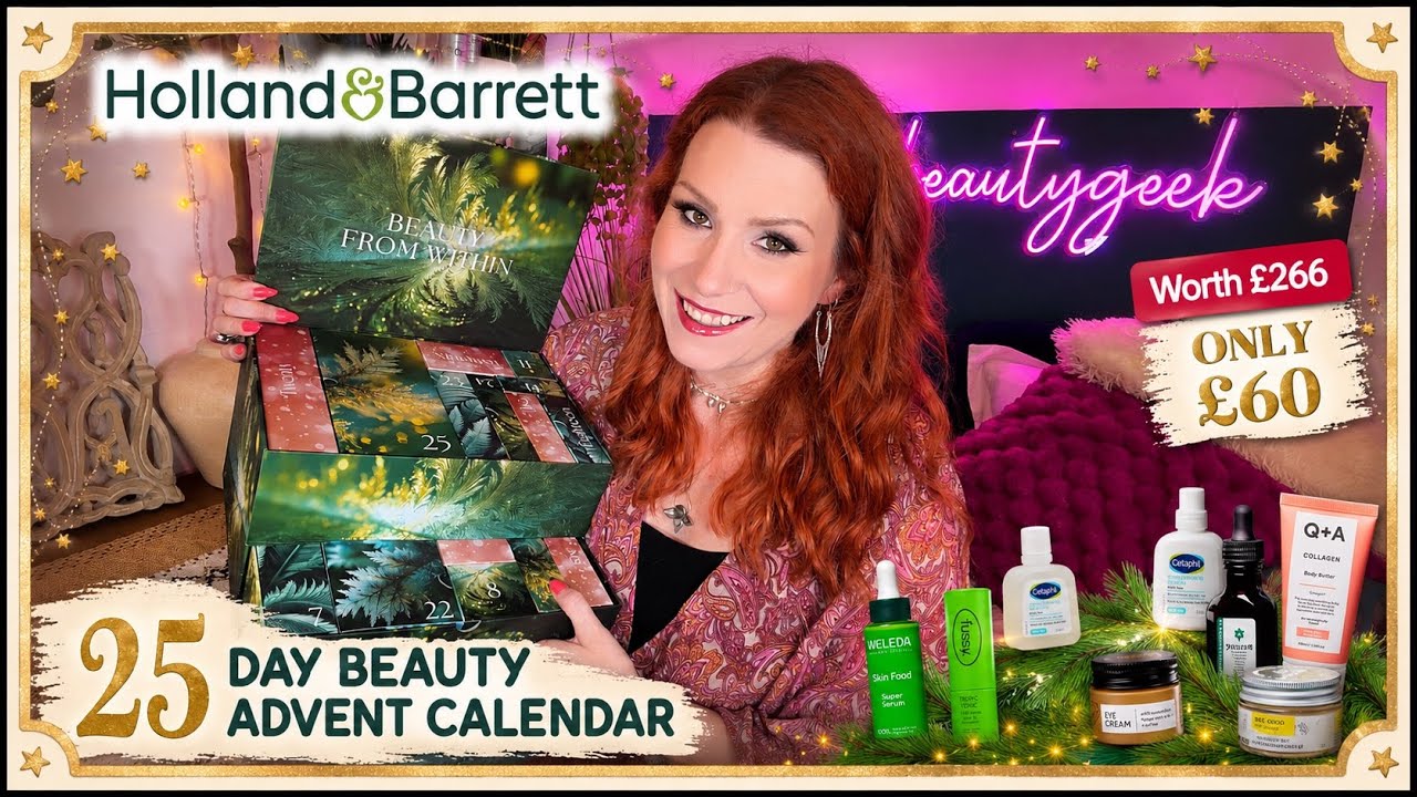 ✨ Косметики на &pound;266 всего за &pound;60! Распаковка бьюти-адвент-календаря Holland & Barrett 2026 ✨