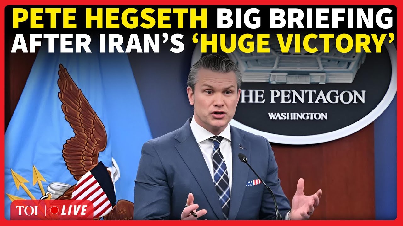 Pentagon Briefing Live: Pete Hegseth&rsquo;s Shocking Announcement After Iran Claims Mega Victory | Watch