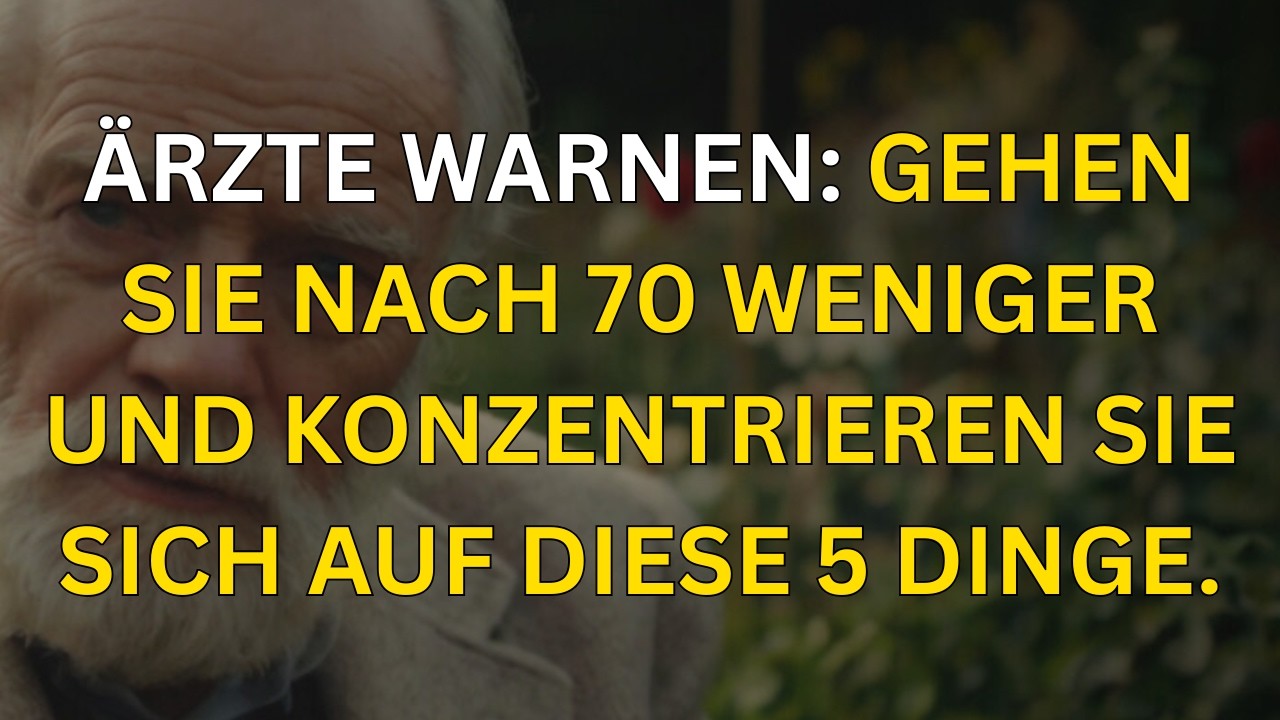 Ärzte warnen: Zu viel Gehen nach 70 kann das Altern beschleunigen – und das sollten Sie tun