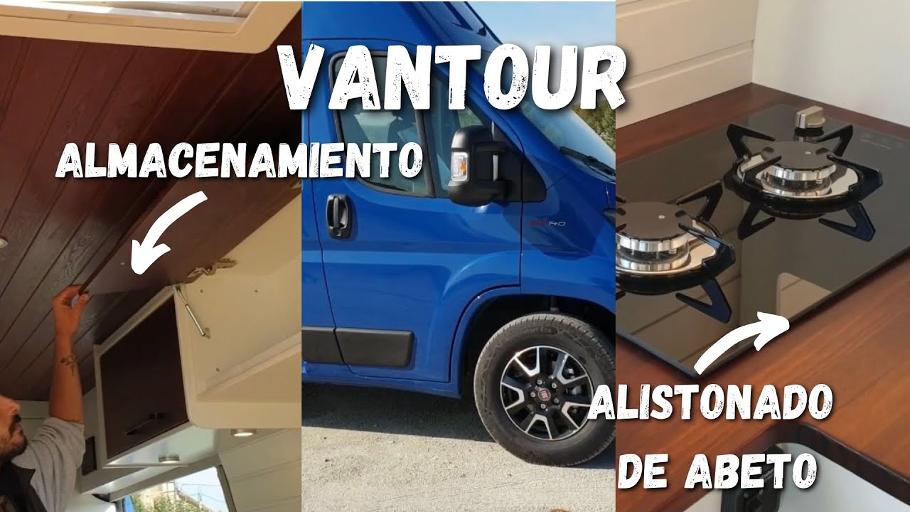 VANTOUR con la distribución ideal de CAMPER ATTITUDE ✨ Cómo tener mayor ESPACIO DE ALMACENAJE 🙌🏻