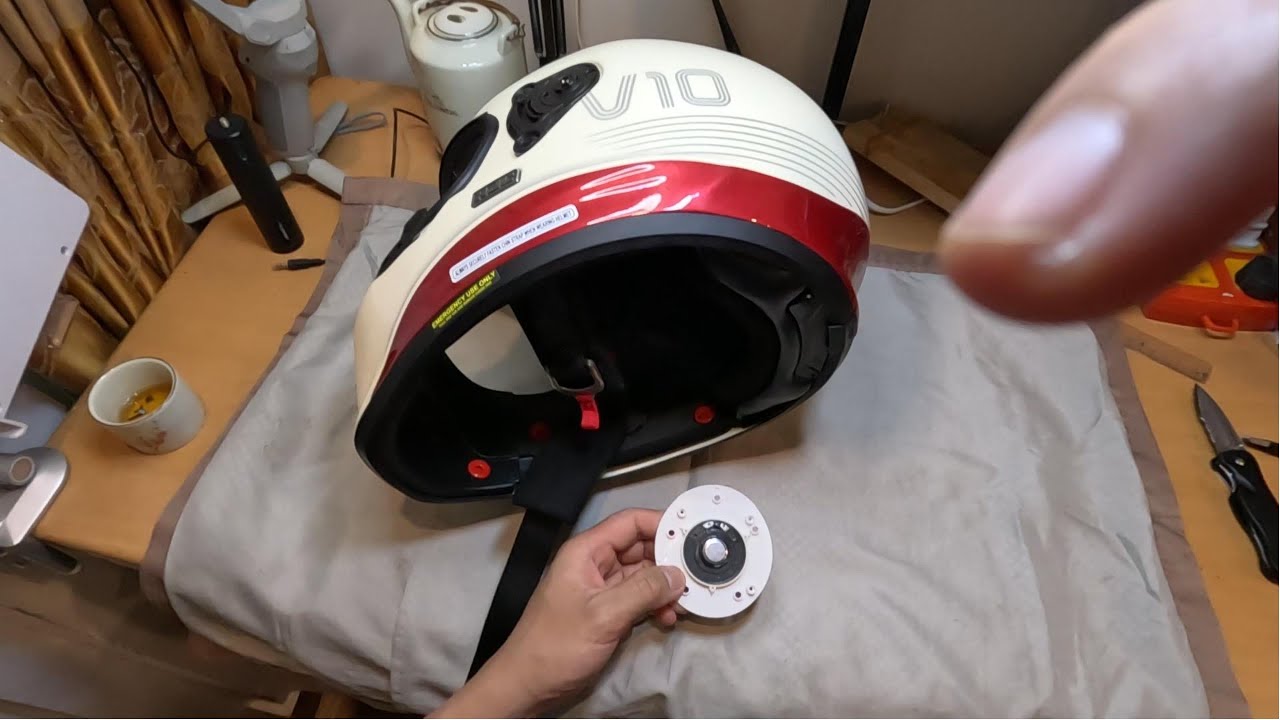 Bluetooth headset (DIY) for HJC V10 helmet