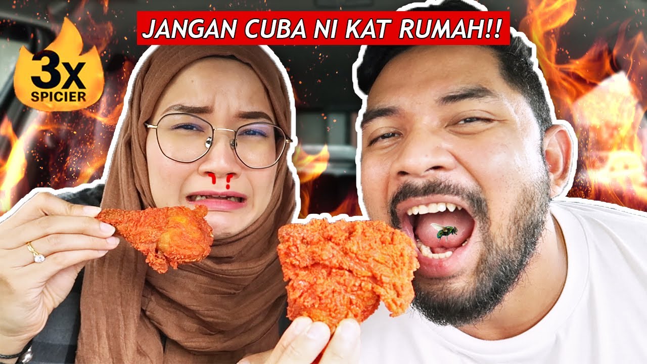 AYAM GORENG MCD 3x SPICY & Car Food Hunting | Hidup Shazz #164