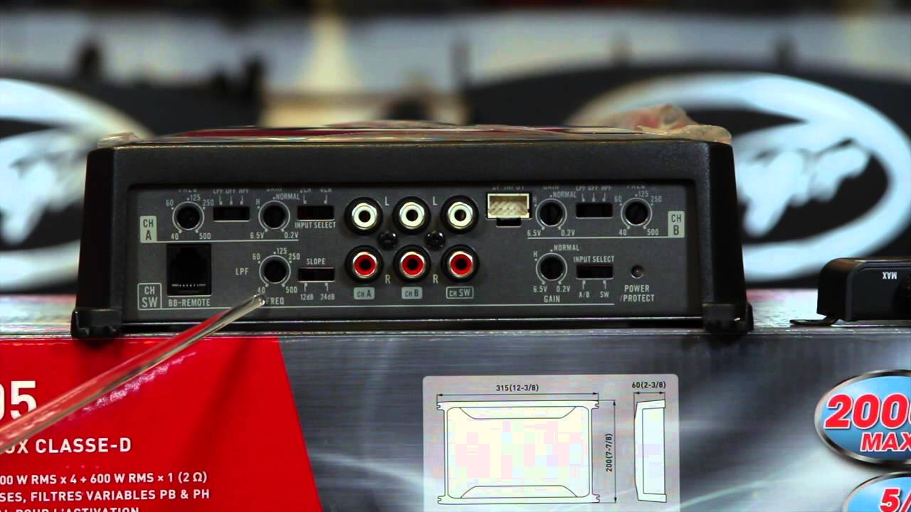 Pioneer GM D9605 5channel power amp