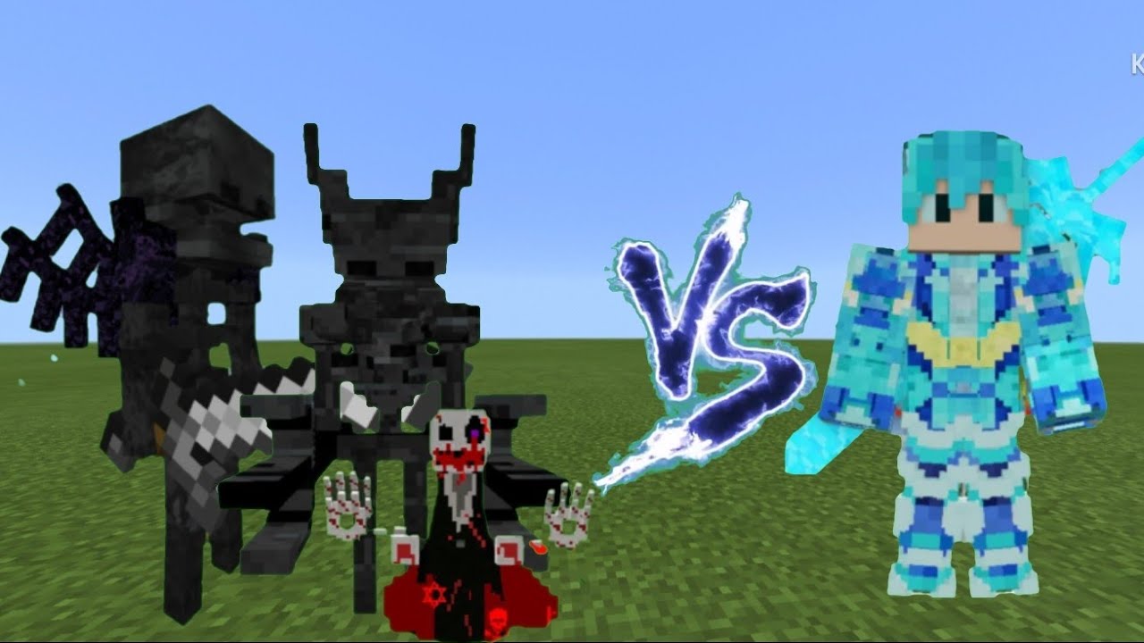 ORIGINAL KING vs BLOOD GASTER,  DEMON WITHER SKELETON TITAN, ASHES WITHER SKELETON TITAN