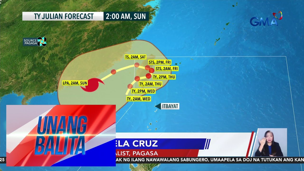 Panayam kay Loriedin Dela Cruz, weather specialist, PAGASA | Unang Balita