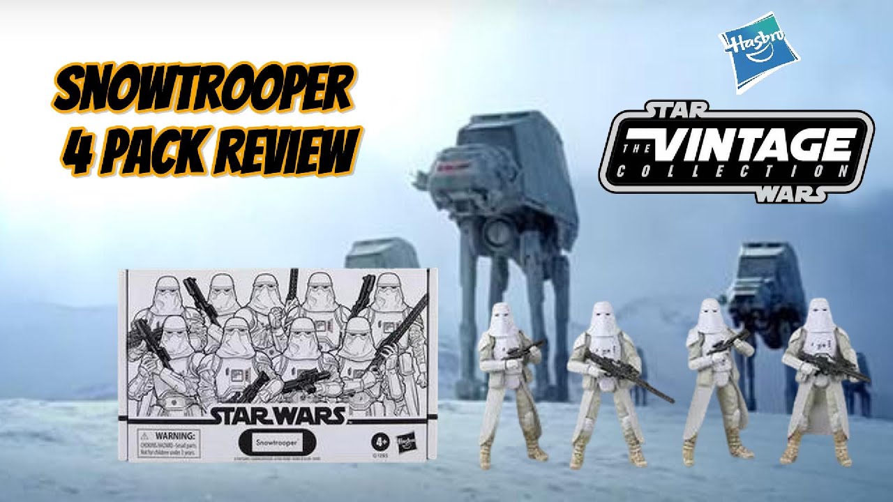 Hasbro The Vintage Collection Snowtrooper 4 Pack Review