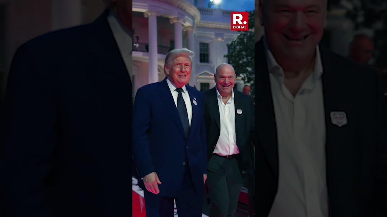 Trump Celebrates 80th Birthday With UFC Cage on White House Lawn