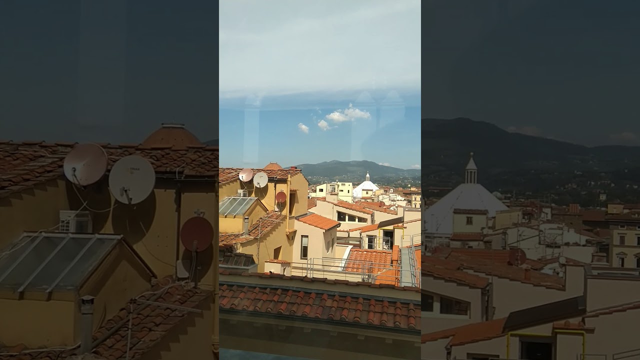 Florence - view of Cathedral and Dome from Orsanmichele museum.