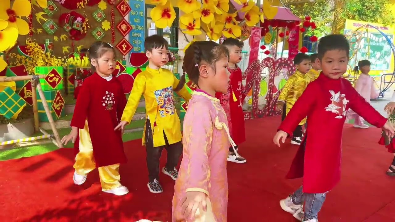 NHƯ HOA MÙA XUÂN ( Tập thể lớp 4 tuổi C trường MN Hải Phương)