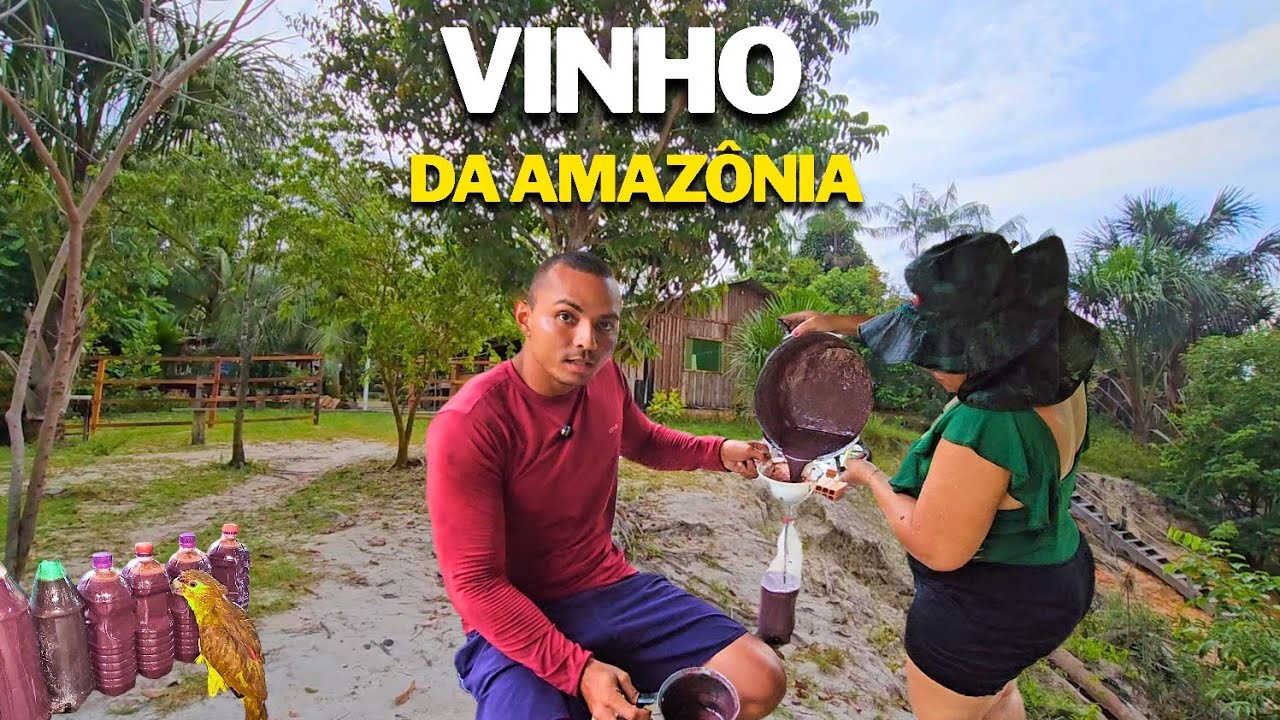ASSIM se FAZ o VERDADEIRO VINHO de AÇAÍ na AMAZÔNIA | Enfrentamos DESAFIOS