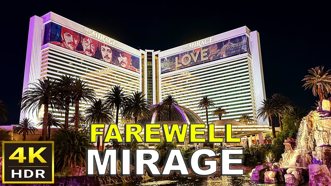 [4K HDR] Mirage Las Vegas Farewell Walking Tour | July 2024
