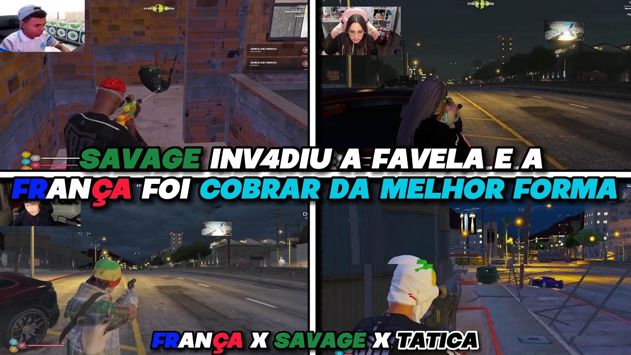 SAVAGE INV4DIU A FAVELA E A FRANÇA FOI COBRAR DA MELHOR FORMA