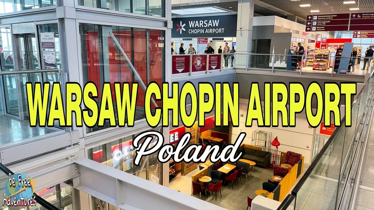 [4K] 🇵🇱 WARSAW CHOPIN Airport | Poland