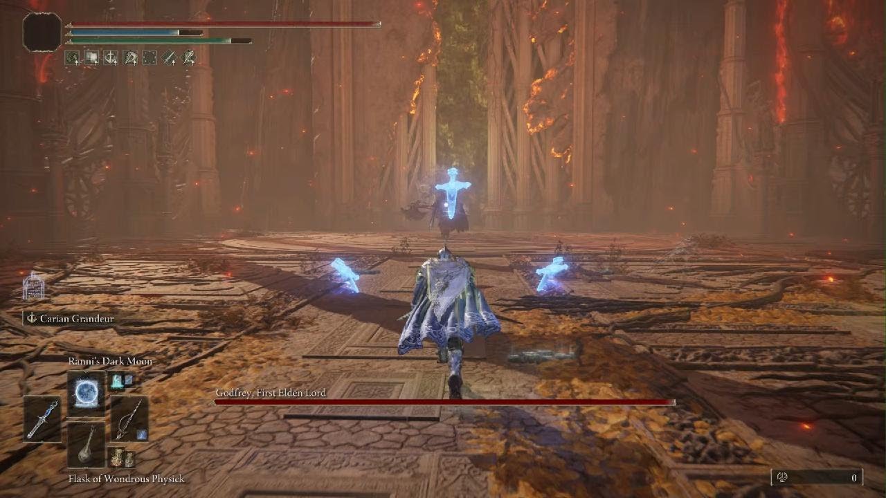 Elden Ring: Godfrey vs. Spell-knight