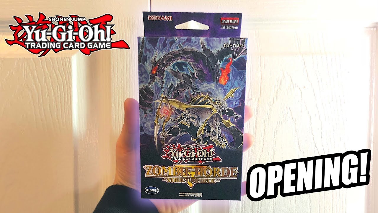 Yu-Gi-Oh! NEW ZOMBIE HORDE STRUCTURE DECK OPENING! NEW RED EYES SYNCHRO 2018!
