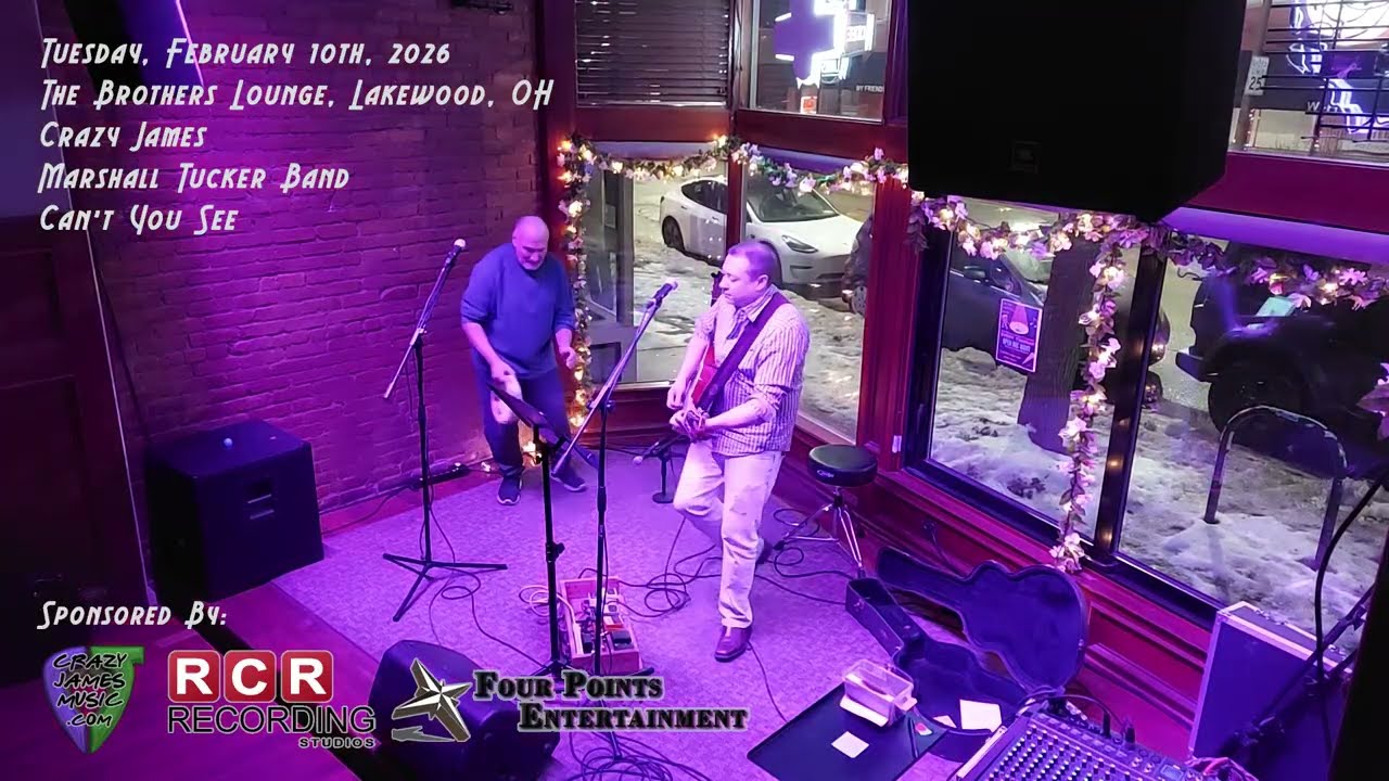 Crazy James - Marshall Tucker Band - Can't You See @ Brothers Lounge (2026-02-10)