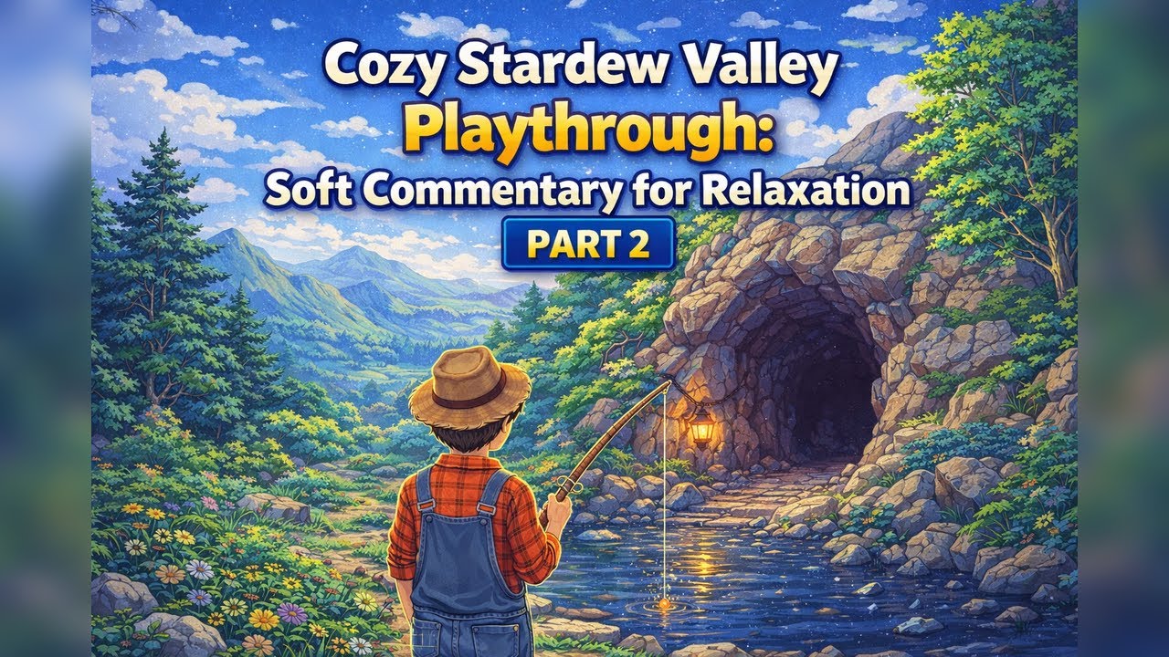 Relaxing Stardew Valley Gameplay (Part 2) | Cozy Longplay, Soft Commentary to Relax With