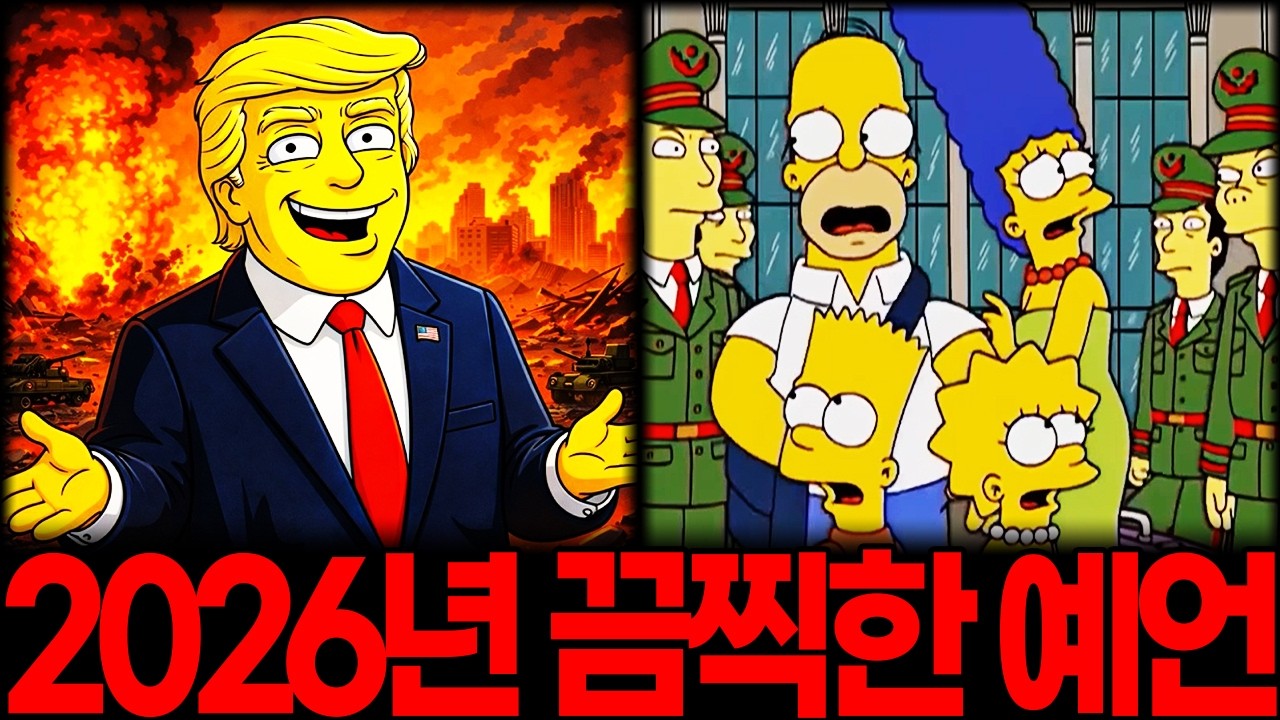 심슨 가족 예언 속 2026년 인류의 명운을 결정할 끔찍한 선택