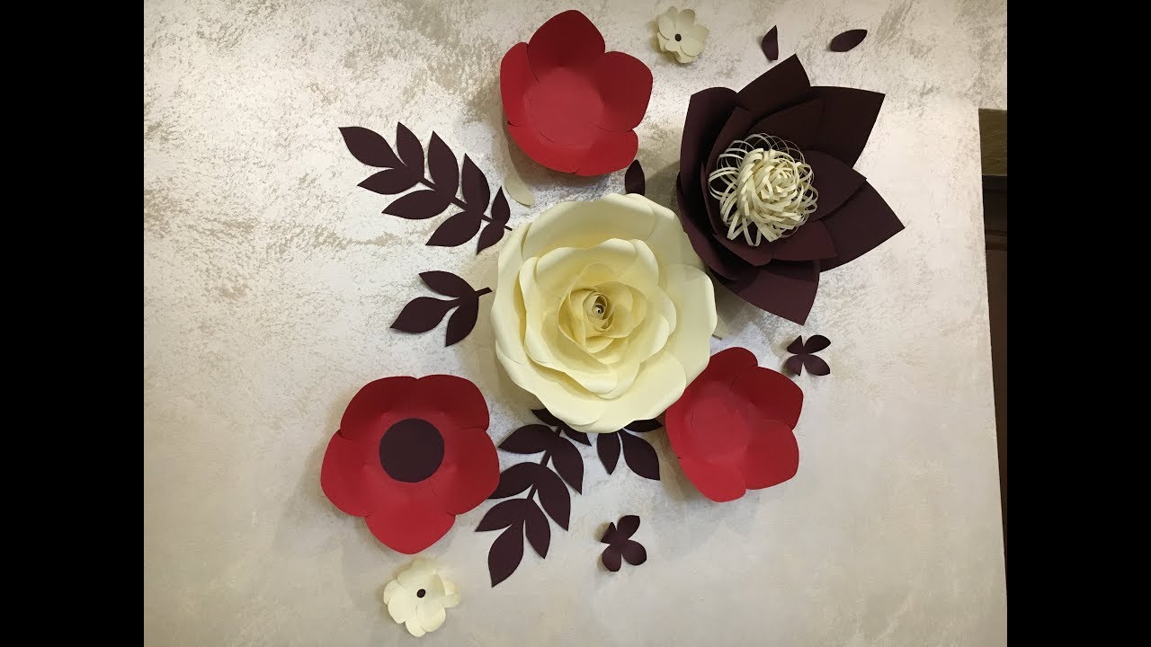 РОЗА ИЗ БУМАГИ.Простая техника + шаблоны\Paper rose