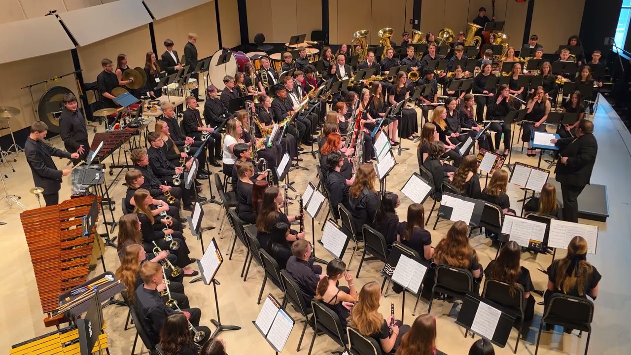 U of Iowa Honor Band with Griffin and Zelda performing
