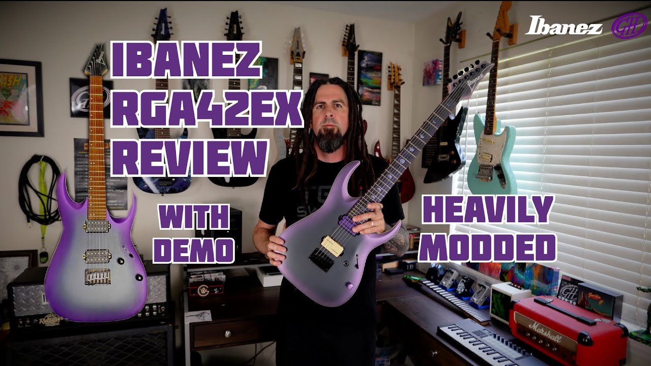 Ibanez RGA42EX - BAM - Review / Heavily Modded / with demo