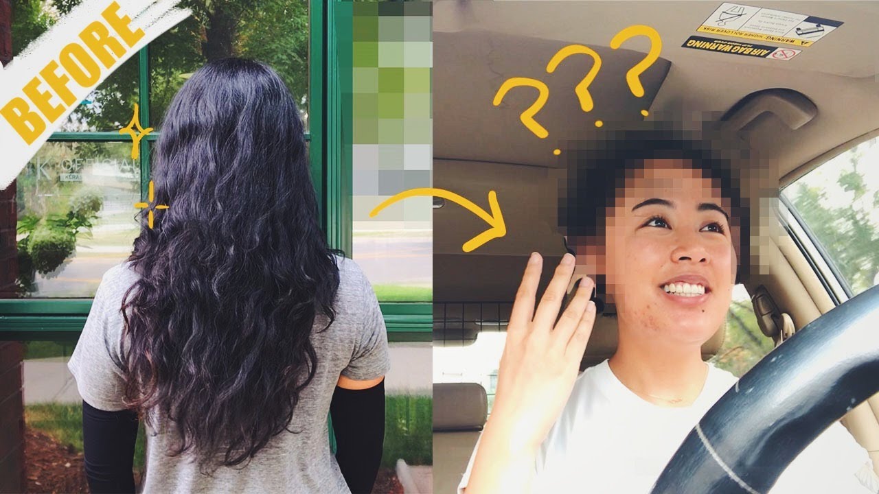 cutting my hair 3 times in one week lol (20+ INCHES OFF)