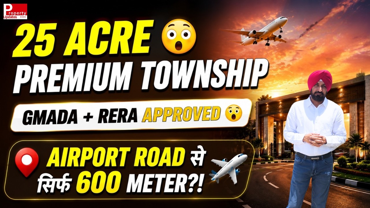 25 Acre GMADA & RERA Approved Project | 150 Gaj Premium Plots | Greater Mohali