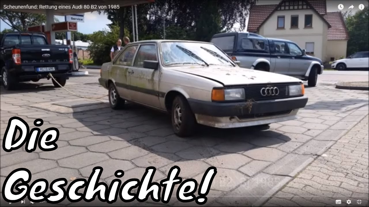 Audi 80 B2 Scheunenfund, die Bergung! #MaxSpeedshop Classic