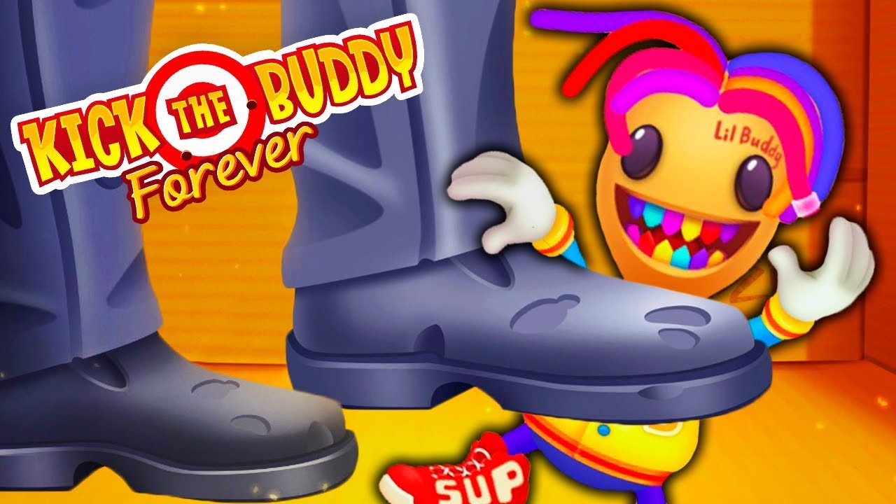 АНТИСТРЕСС ПРОТИВ ГИГАНТСКОЙ СТАТУИ! Уничтожь любым способом - Kick the Buddy Forever