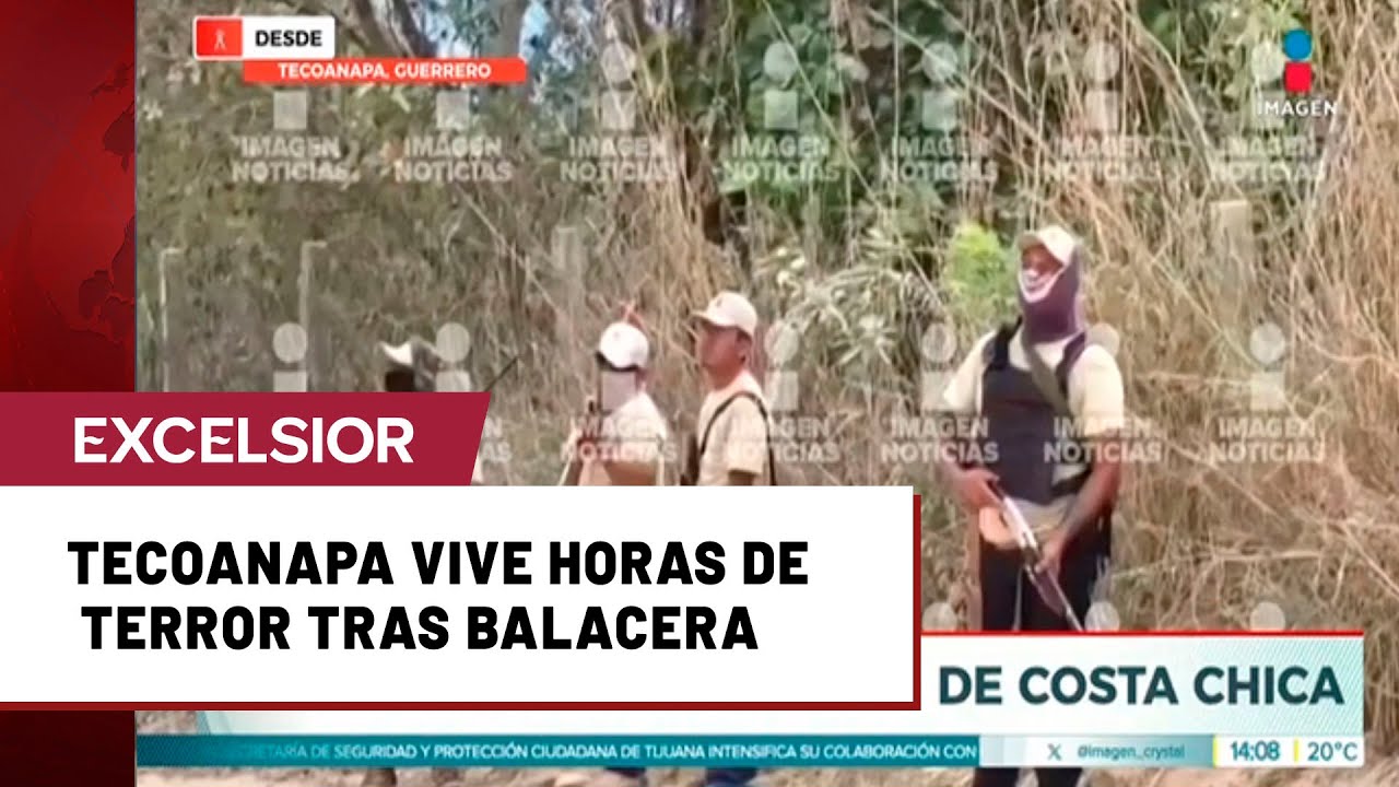 Enfrentamiento armado desata pánico en Tecoanapa, Costa Chica