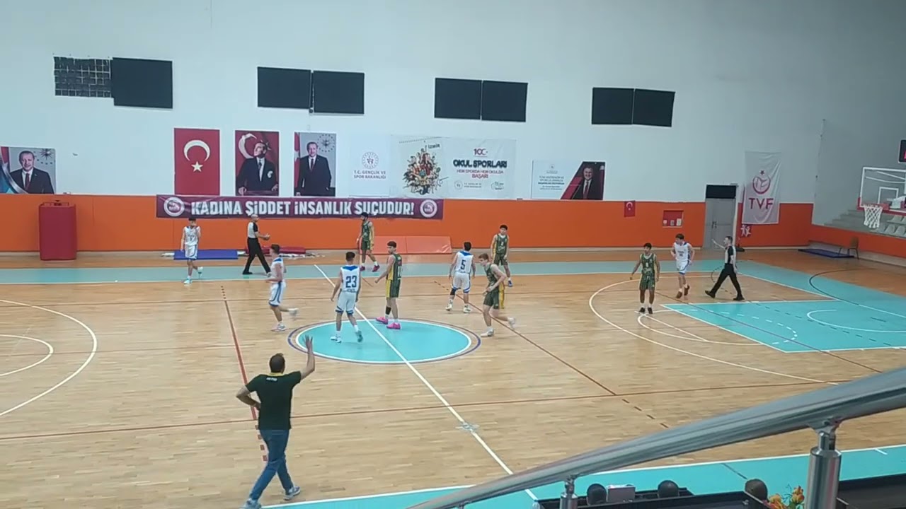 İzmir büyükşehir - gelişim koji u18 erkek basketbol 1.periyod