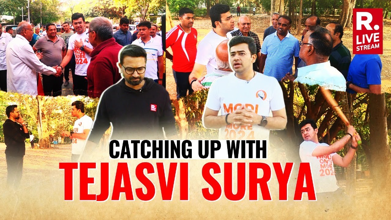 Tejasvi Surya Like You’ve Never Seen Him Before, On Ground In Bengaluru For Lok Sabha 2024
