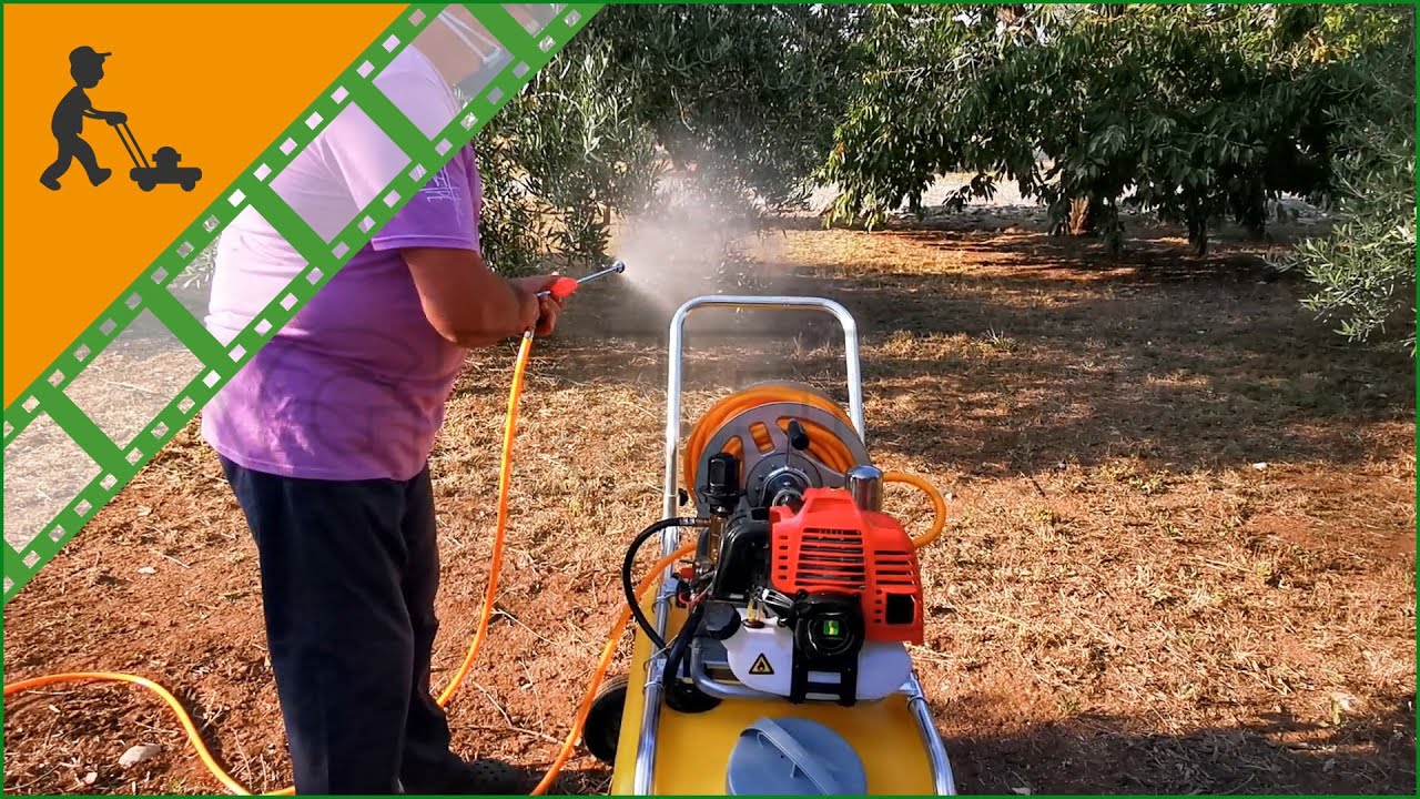 Pompa irrorazione a carrello GeoTech SP 1100 2S ALU  da 100 litri: funzionamento del prodotto