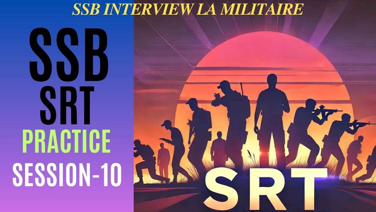 SSB Interview Psychology Test | SRT MOCK TEST 10 | Crack SSB with Confidence