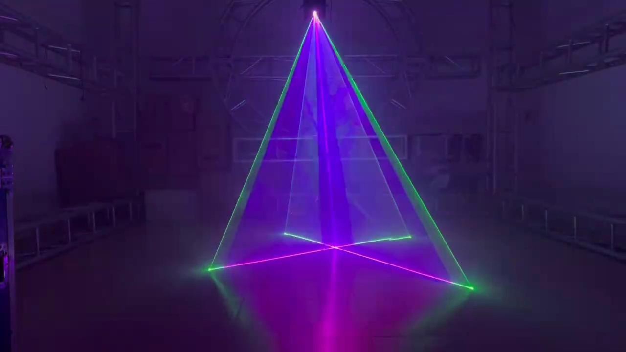 Professional 10W High-Power RGB Laser Projector Review | Full ILDA & DMX Control