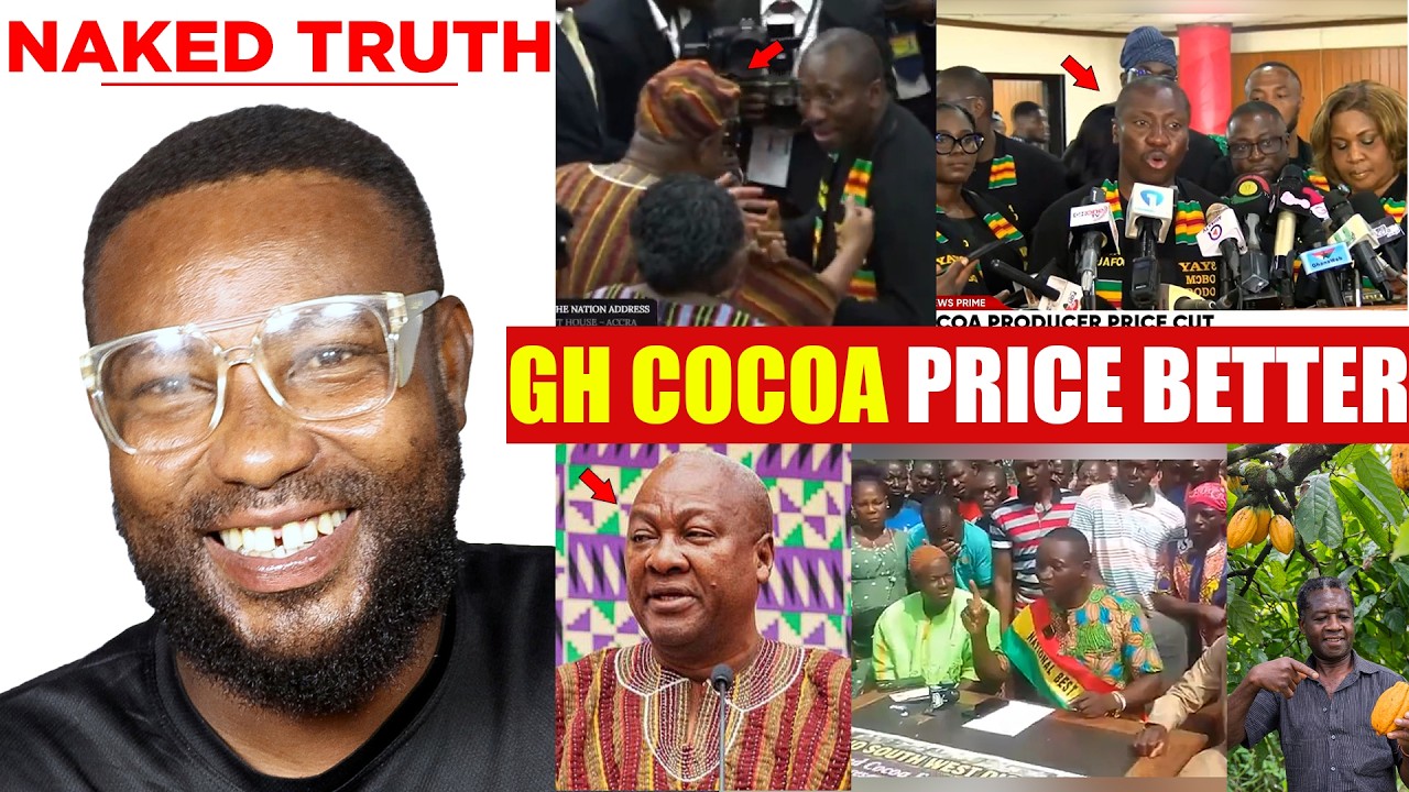 🤣Ghana Cocoa farmers praise Mahama after seeing Cote D'voire price, Minority again, Asiedu Nketia...