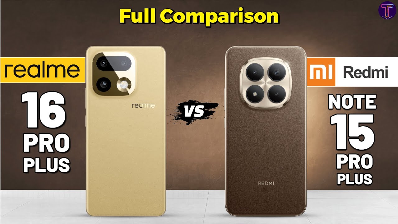 Realme 16 Pro Plus vs Redmi Note 15 Pro Plus : Full Comparison 🤔❓