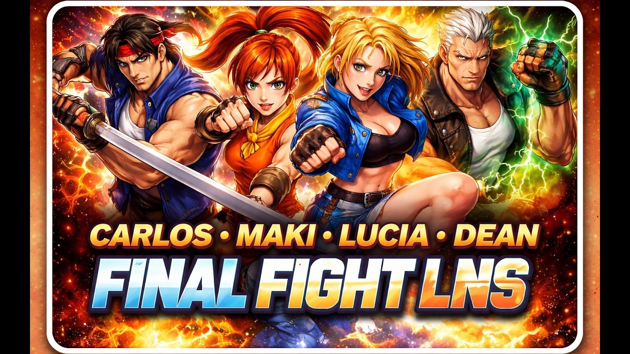 Final Fight LNS Napalm 1.1 – 4 Player Chaos Crossover  #Capcom #RetroGaming